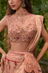 Gulnaar- The Rose Garden lehenga