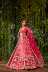 Mayura- The imperial peacock lehenga