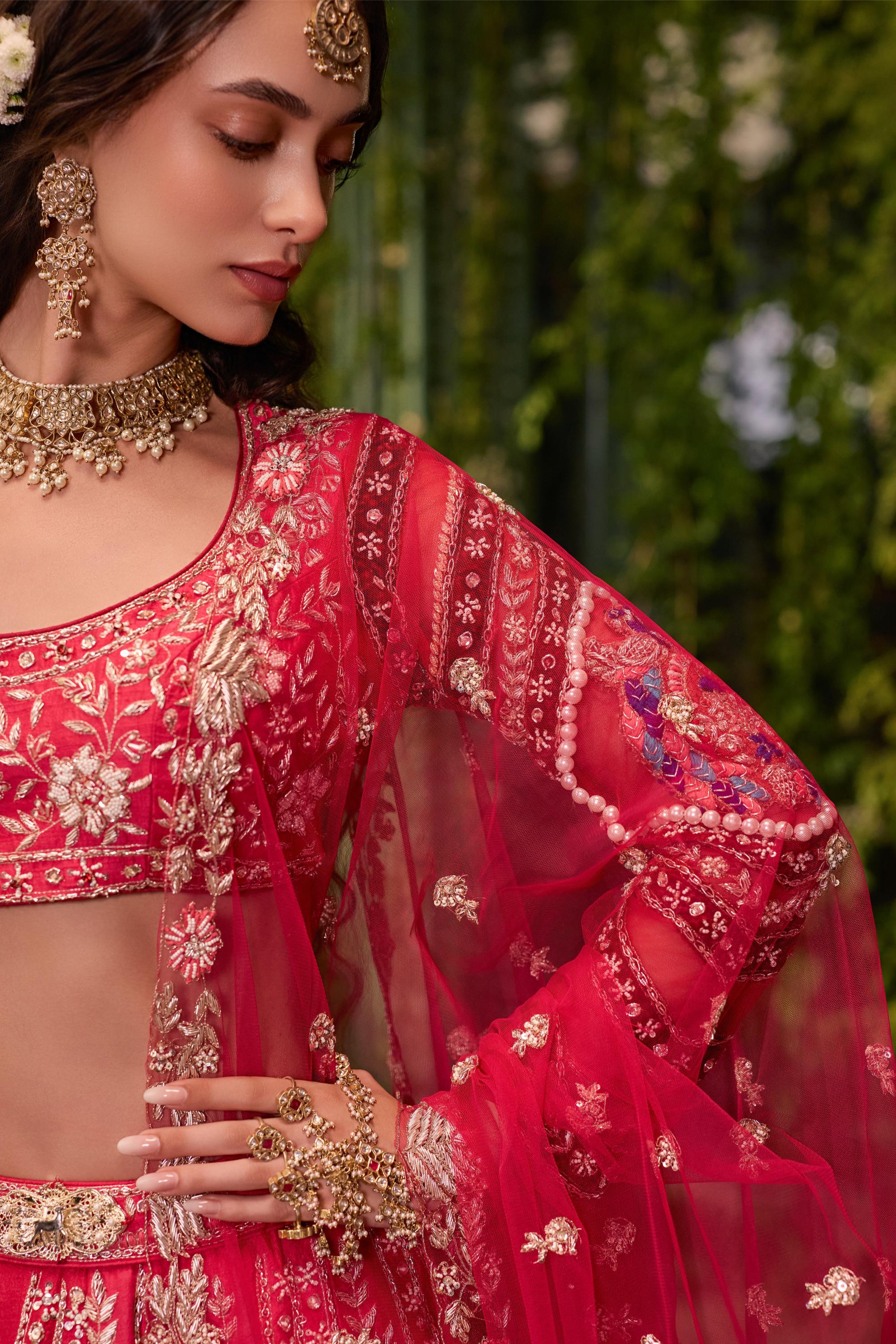 Mayura- The imperial peacock lehenga