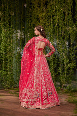 Mayura- The imperial peacock lehenga