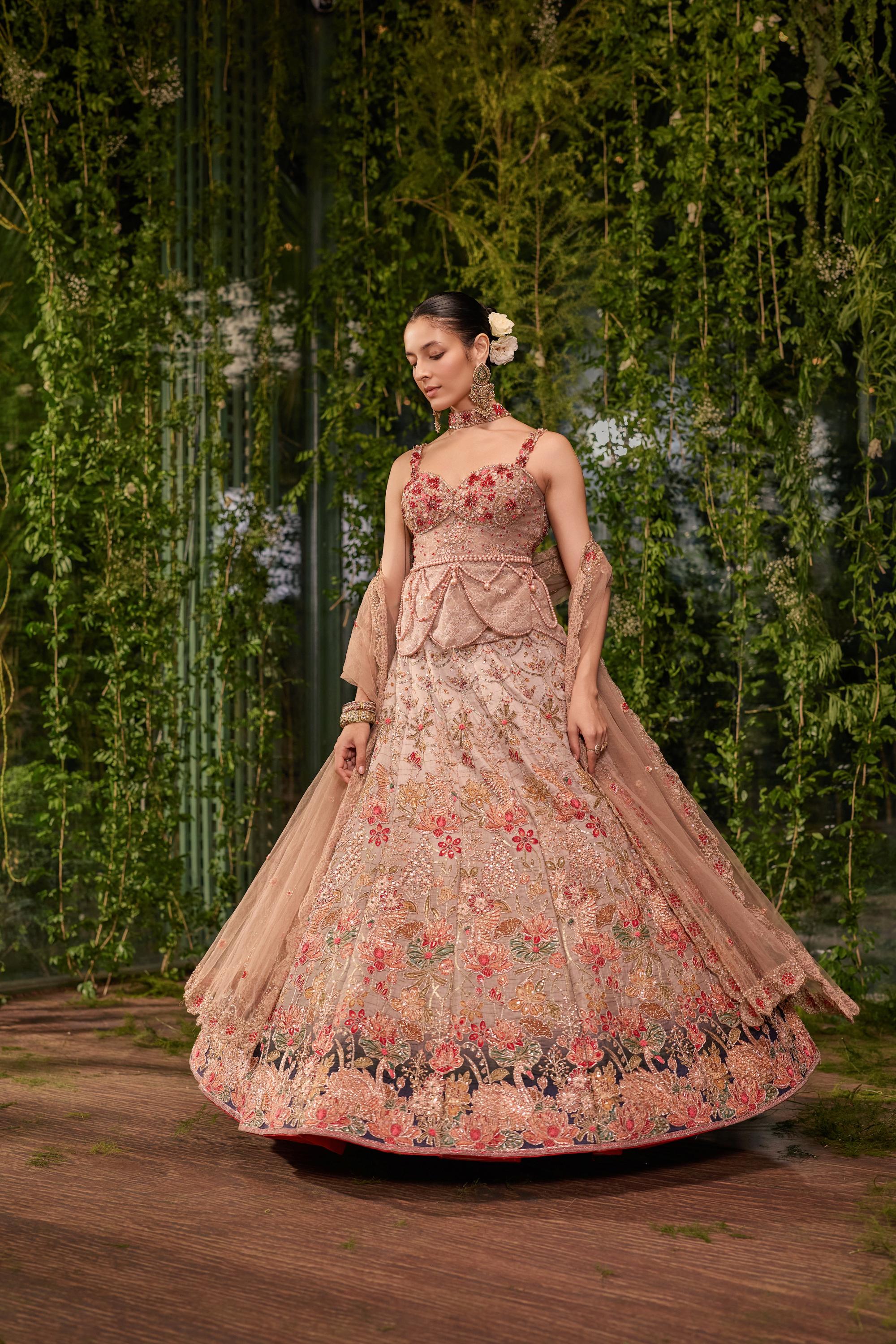 Pankhuri- The Floral Garce lehenga
