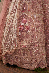 Muktika- The pearl blossom lehenga set