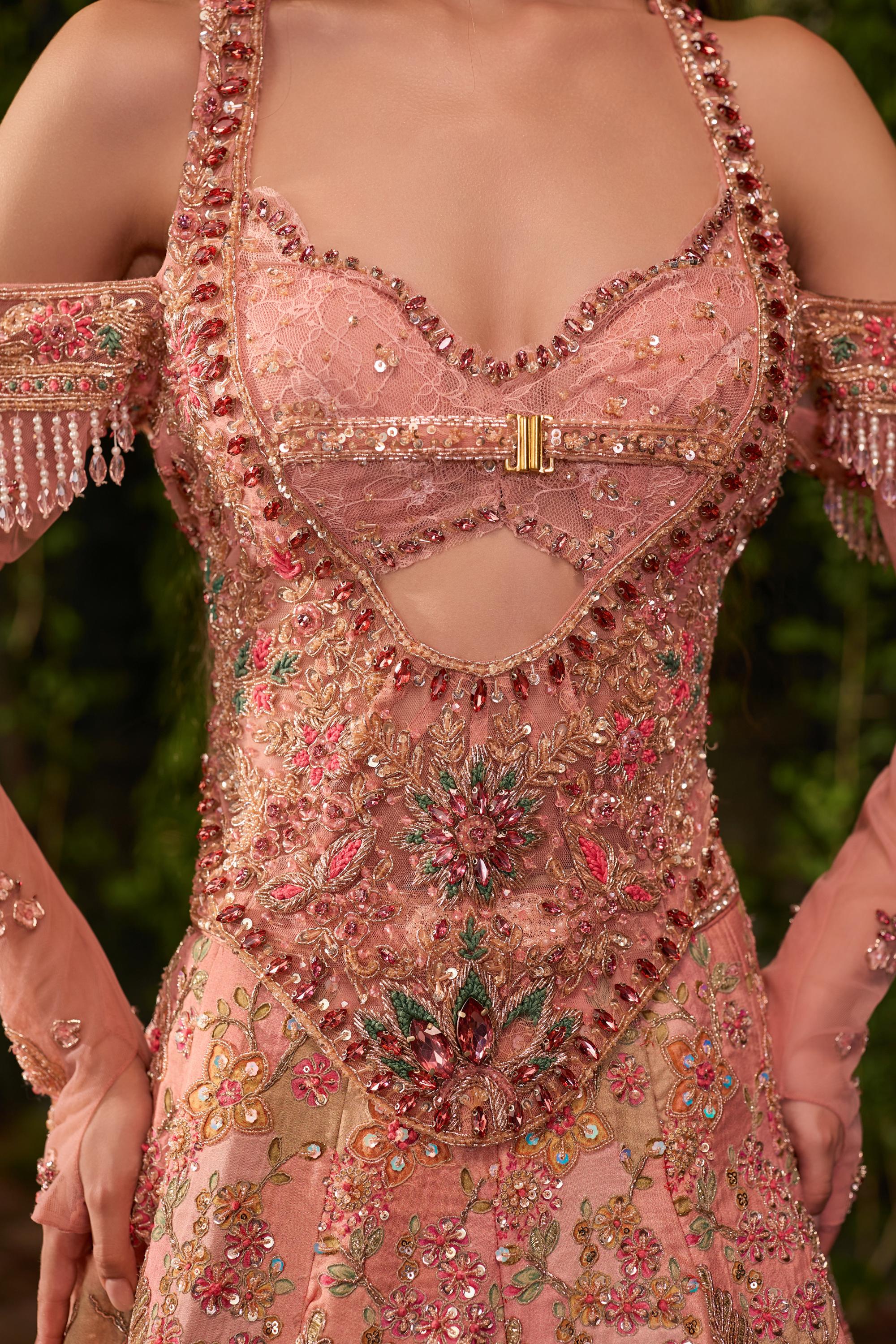 Tarini- The Heirloom Corset Lehenga