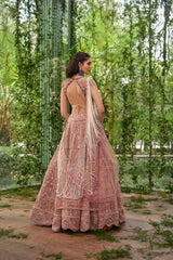 Muktika- The pearl blossom lehenga set