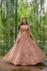 Muktika- The pearl blossom lehenga set