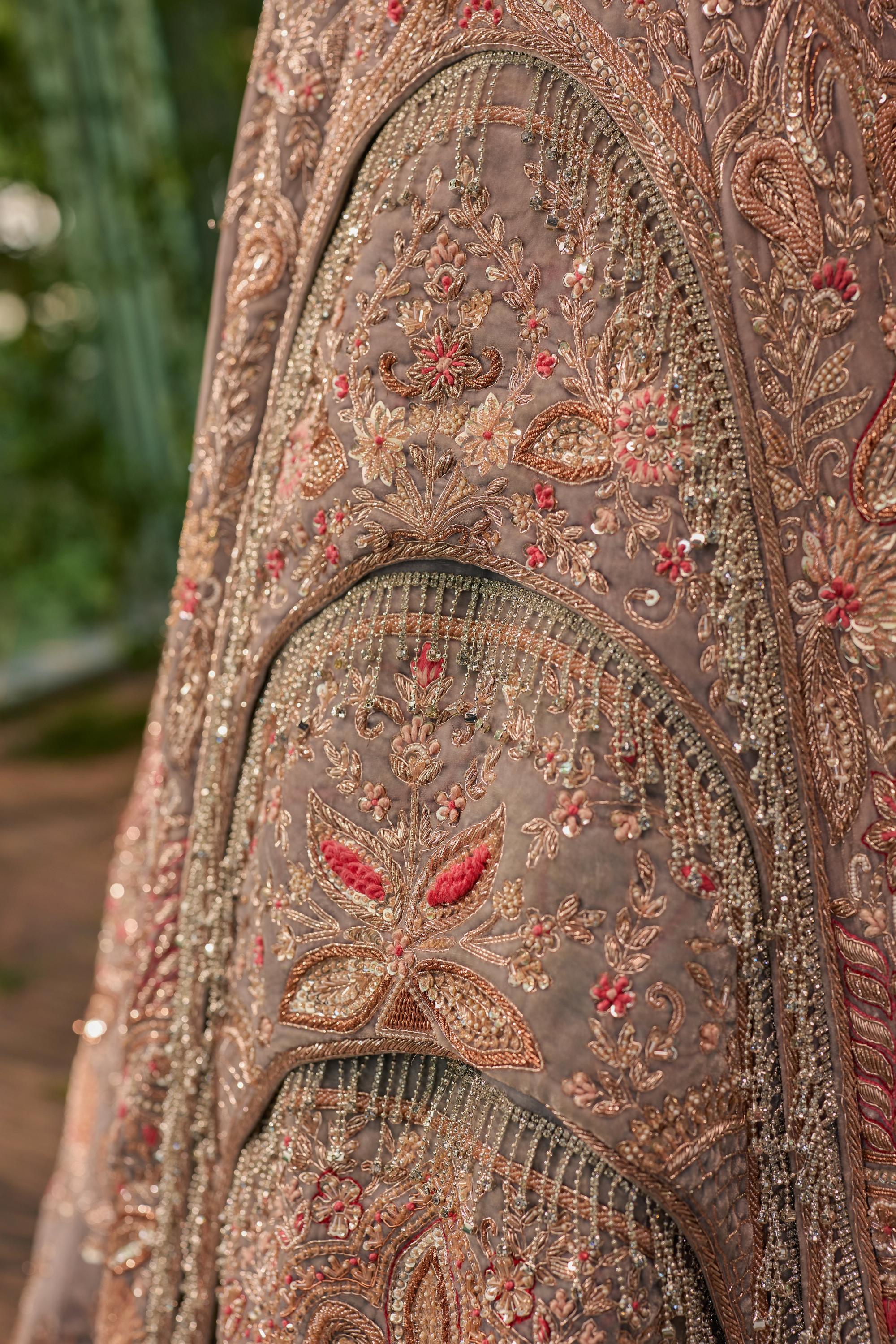 Rajsi Mayura - The Enchanted Grey lehenga