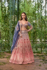 Dwirang- A Tale in Two Hues Lehenga