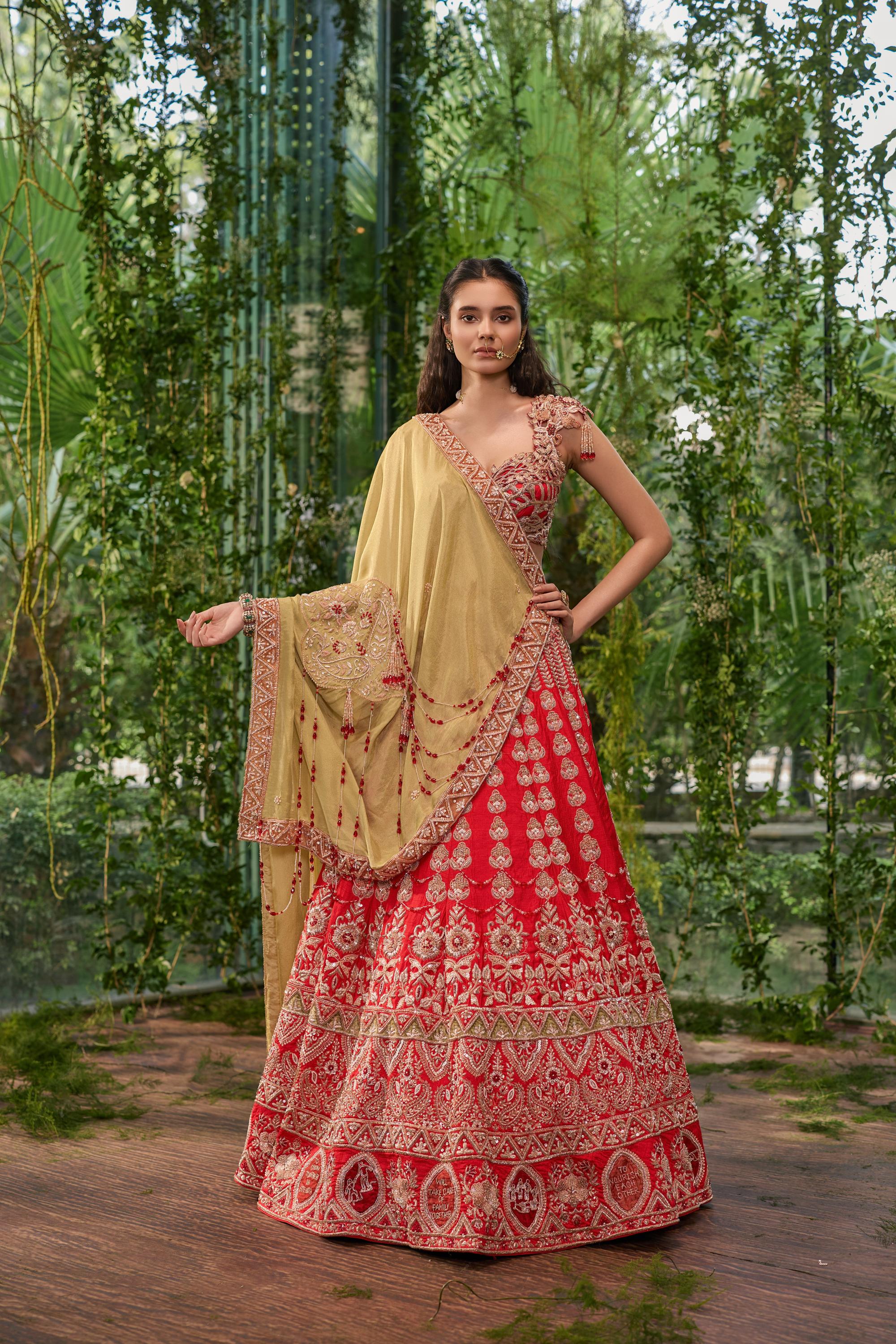 Mrig Vachan- The Deer’s Promise Lehenga