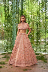 prakriti Eclat - the blooming light lehenga