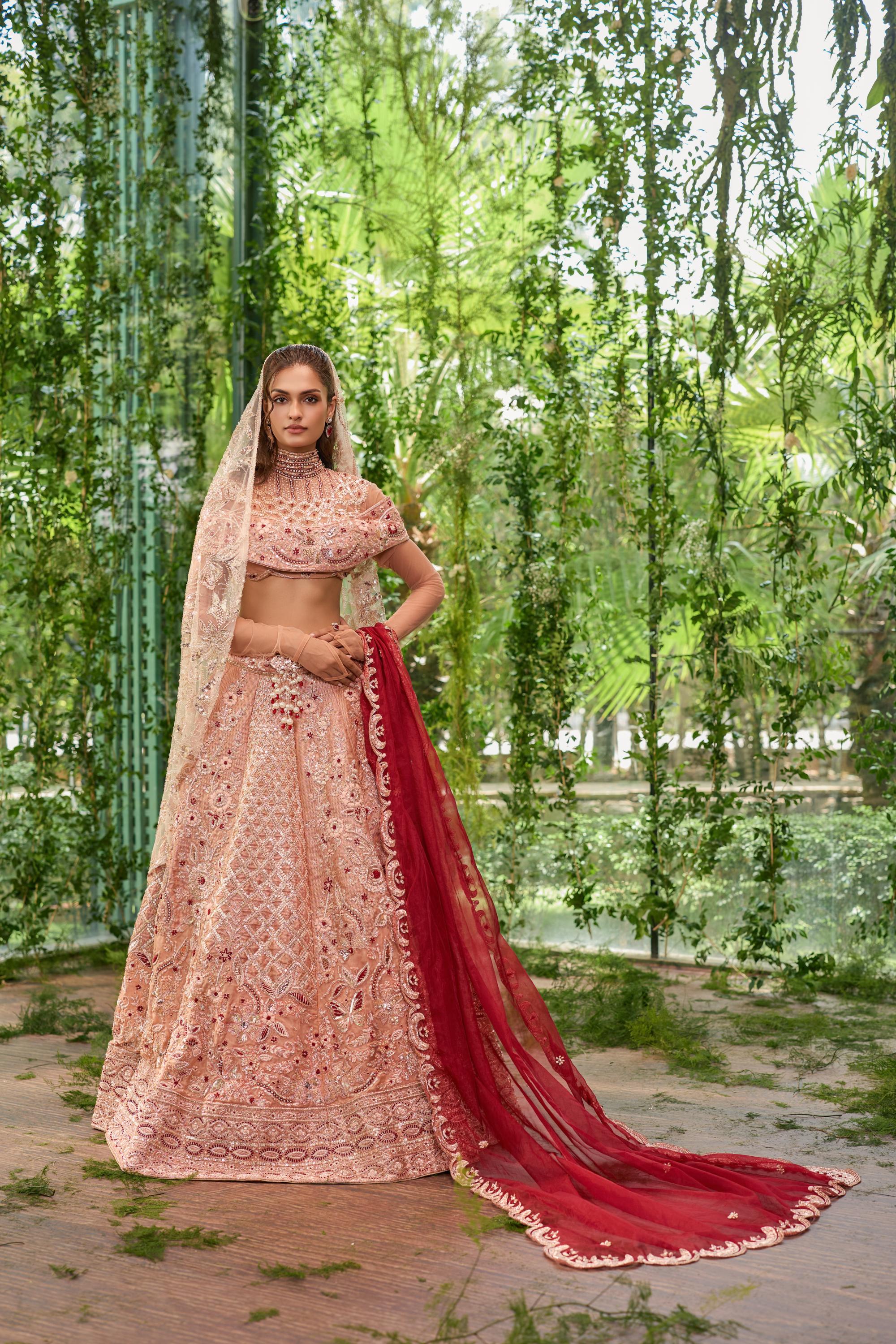 prakriti Eclat - the blooming light lehenga