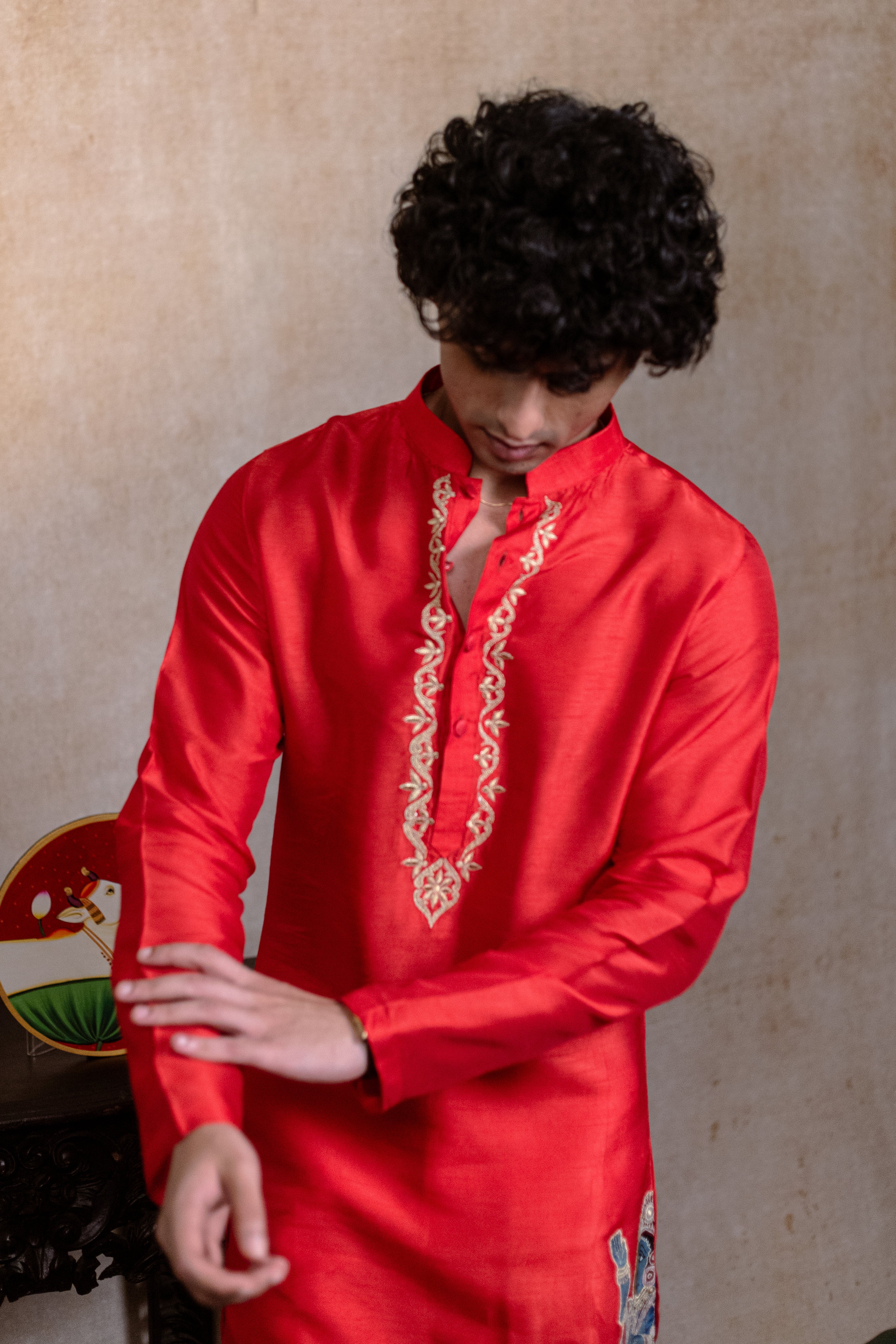 Krishna Crimson Set