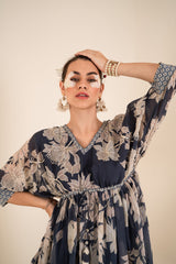 Indigo Blue Mini Dress
