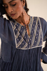 Indigo Blue Kurta Pant set