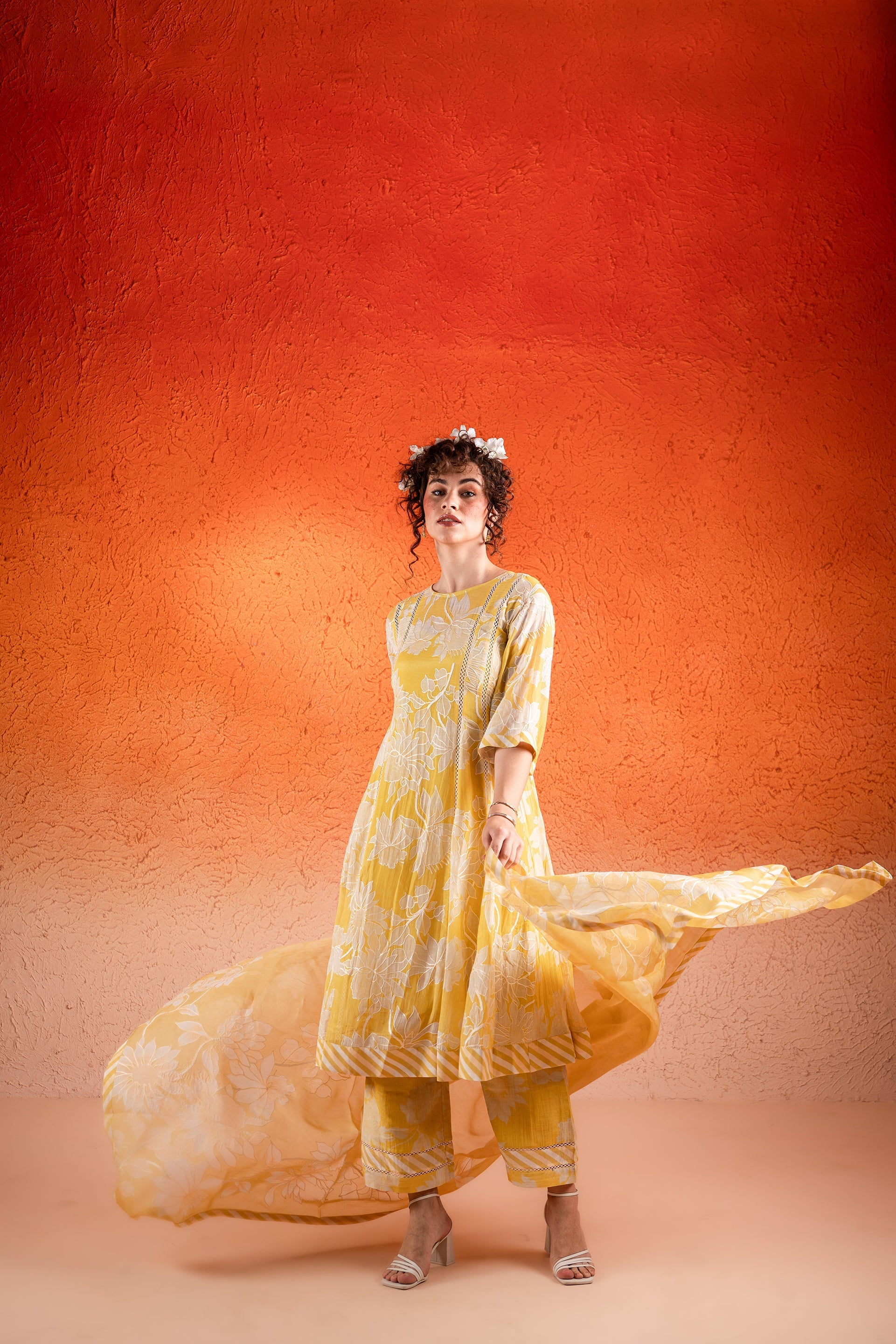 Corn Yellow Kurta Set