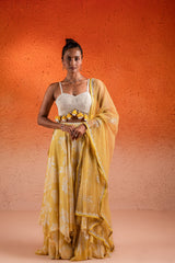Corn Yellow Lehenga Set
