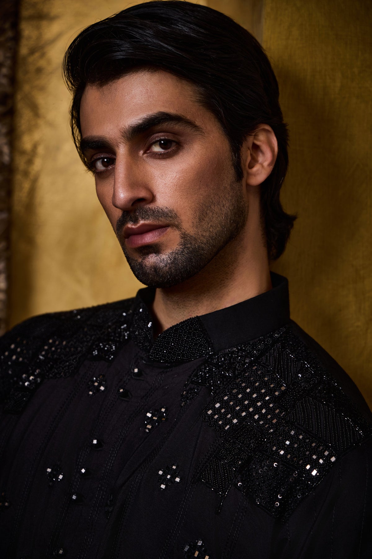 BLACK KURTA SET