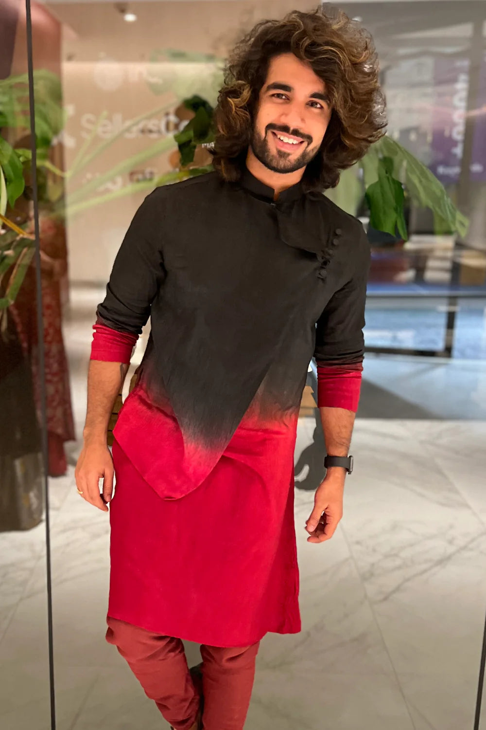 Pattern Ombre Kurta