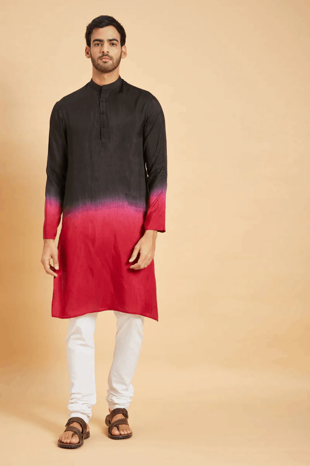 Red Knight Ombre Kurta