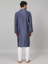 Sapp Sapphire embroidered silk kurta