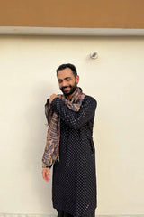 Black Mirror Work Kurta