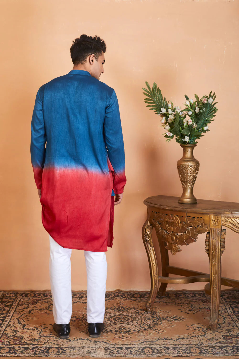 Radical Marino Ombre Kurta with Flap