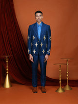 CRUZ - blue blazer set