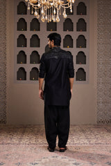 EMBROIDERED BLACK KURTA SALWAR