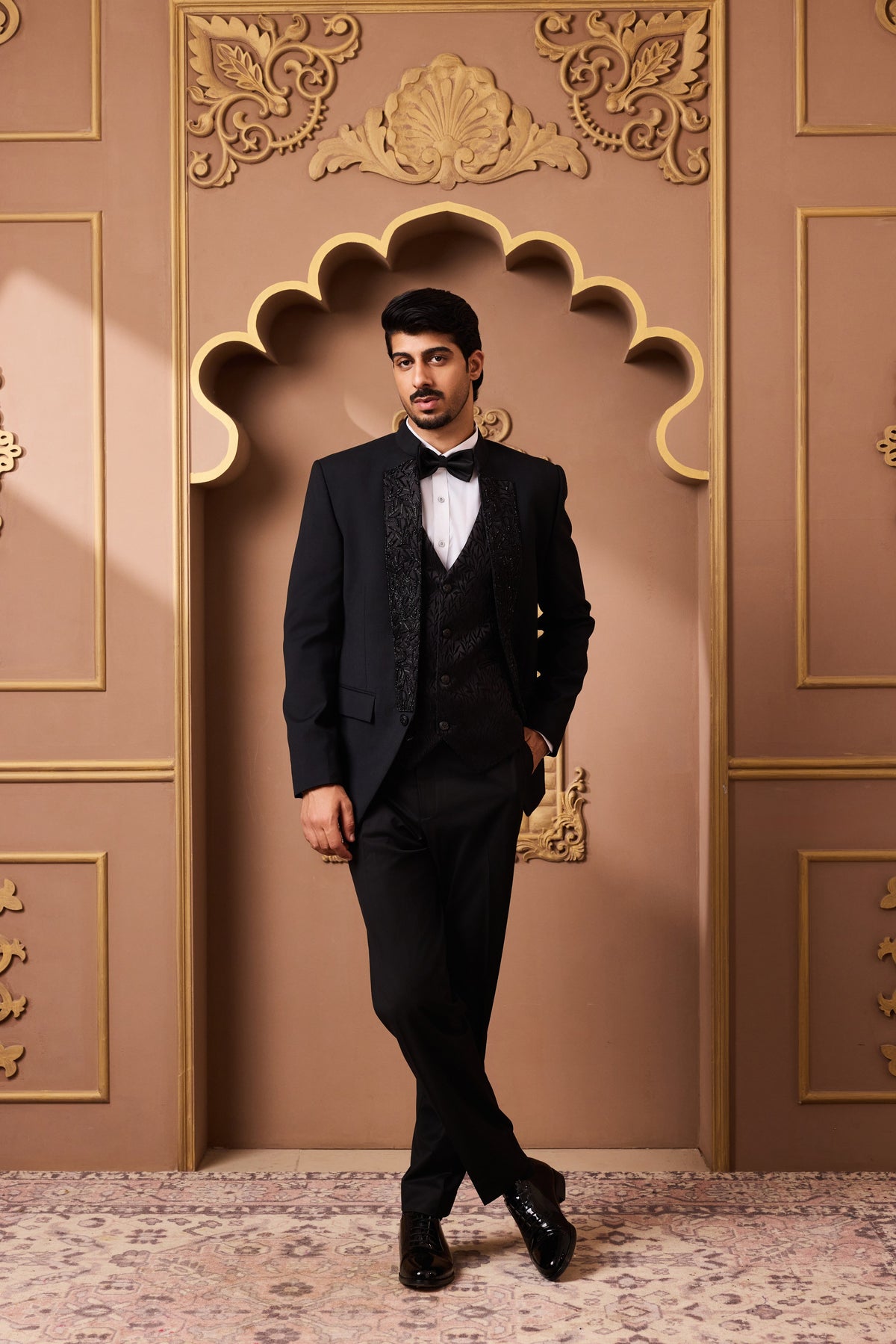BLACK TUXEDO WITH VEST AND PANT