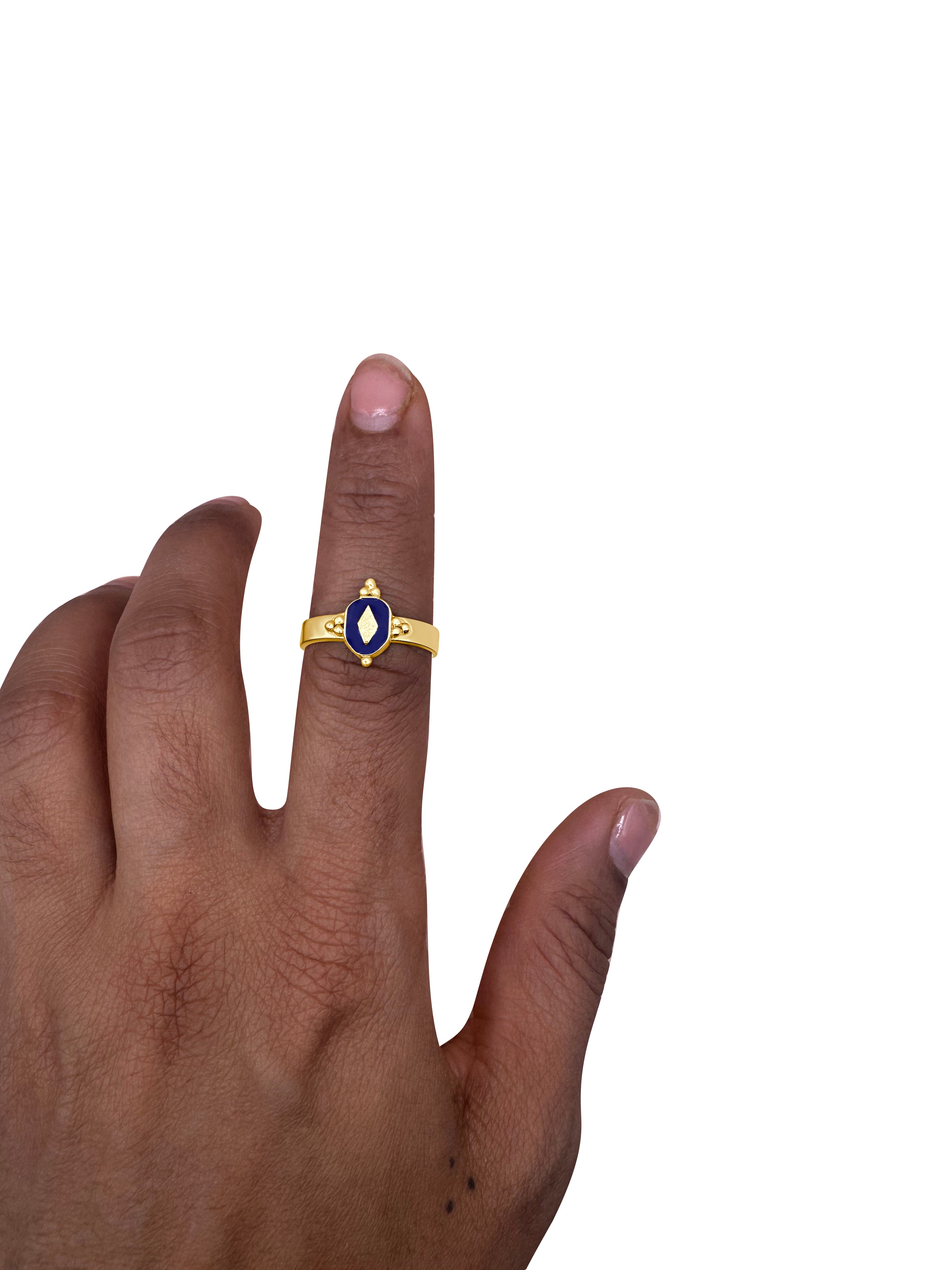 Hot Pot Blue Ring