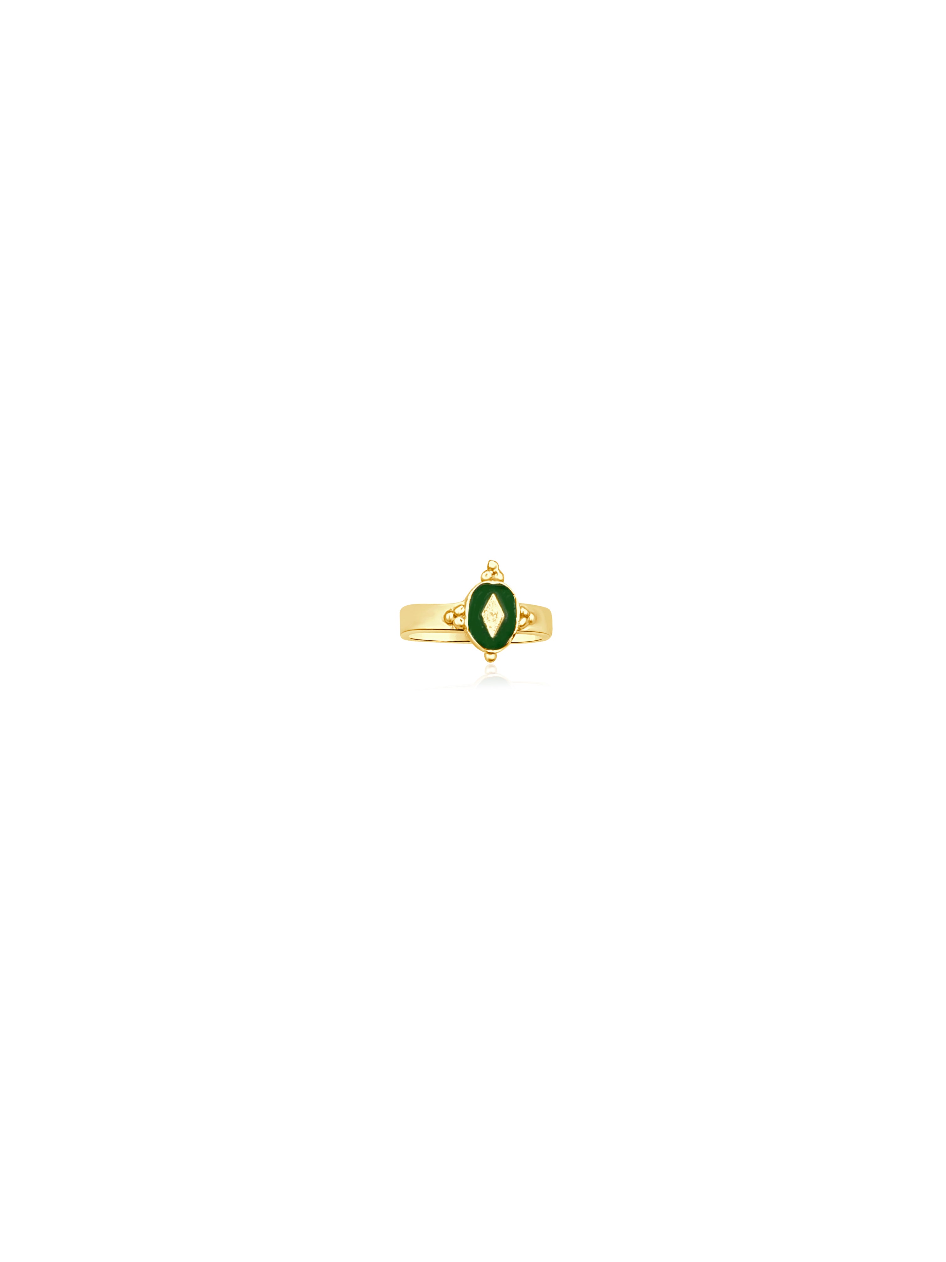 Hot Pot Green Ring