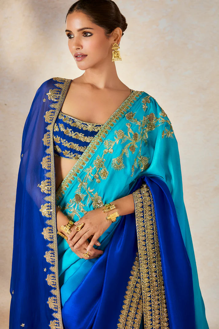 The Saanjh Stitched Saree
