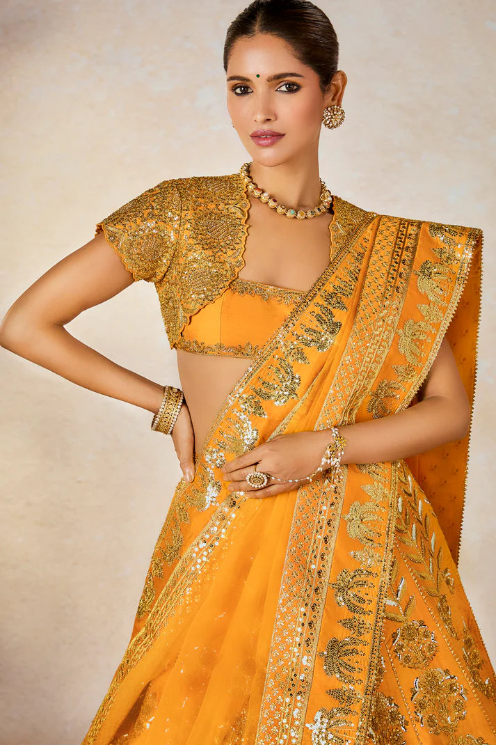 MOTICHUR LEHENGA SET