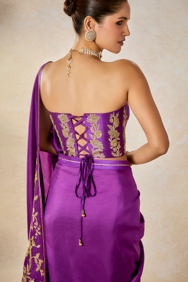 The Jamun Fizz Saree