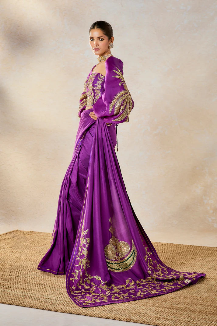 The Jamun Fizz Saree