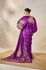 The Jamun Fizz Saree
