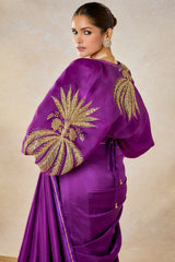The Jamun Fizz Saree