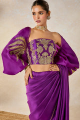 The Jamun Fizz Saree