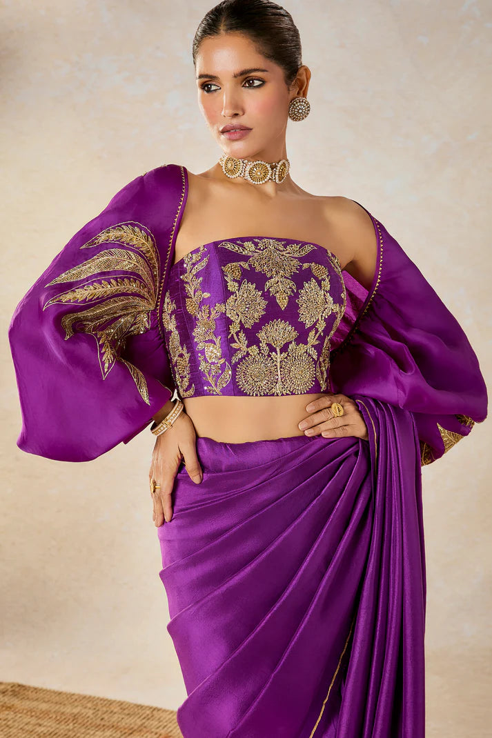The Jamun Fizz Saree