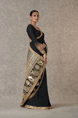 Black 'Son-Patti' Saree 2