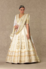 Ivory Neel-Kamal Lehenga Set
