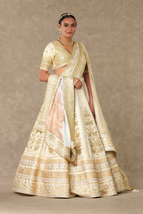 Ivory Neel-Kamal Lehenga Set