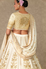 Ivory Neel-Kamal Lehenga Set