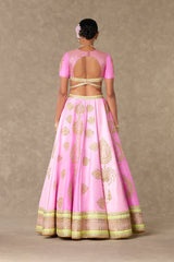 BARFI PINK SITARA DIL LEHENGA SET