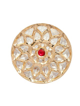 Xago Circular Polki-Style Statement Ring