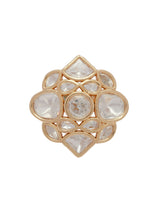 Xago Cluster Polki-Style Statement Ring