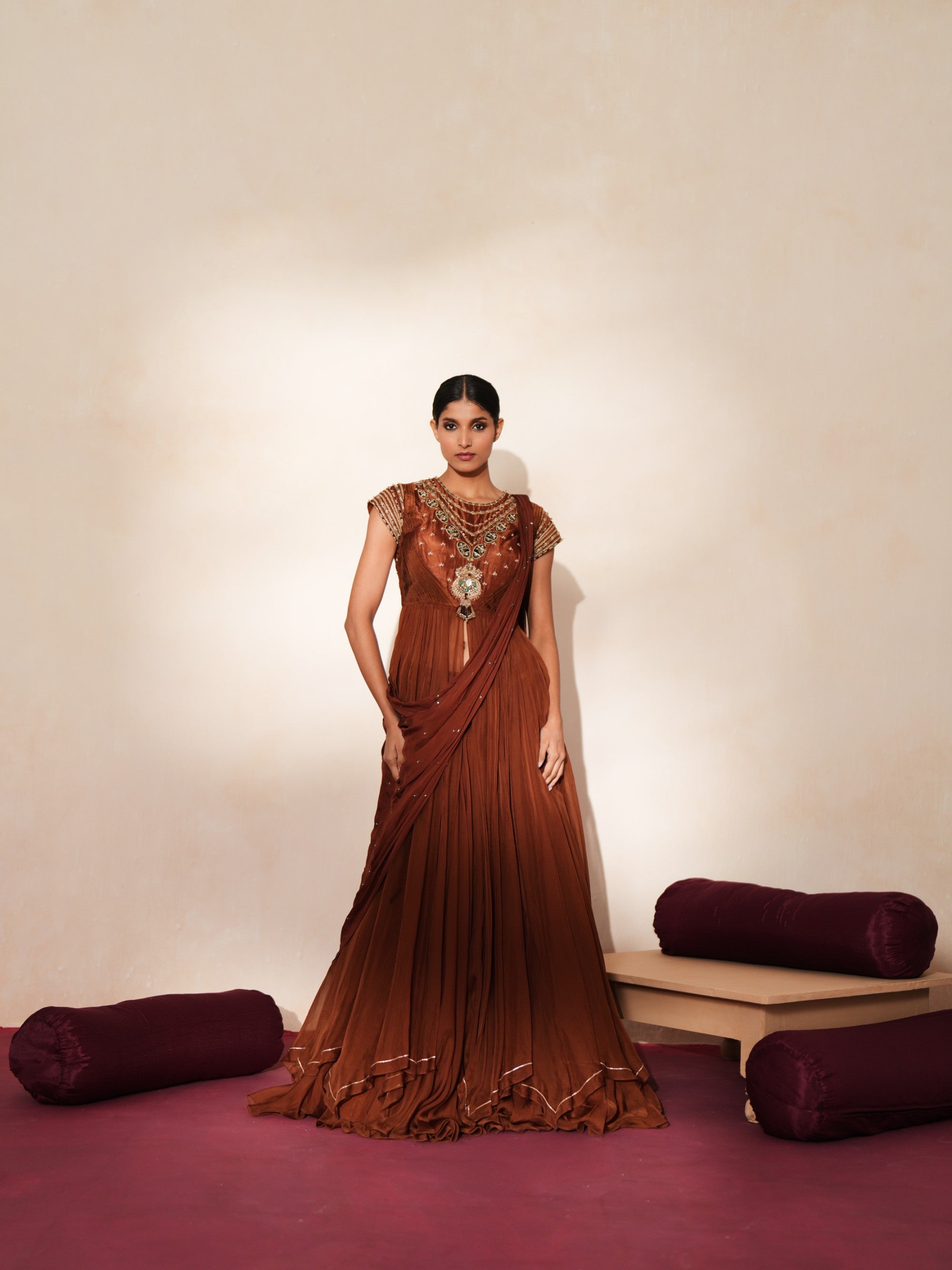 Mehfil Anarkali skirt set