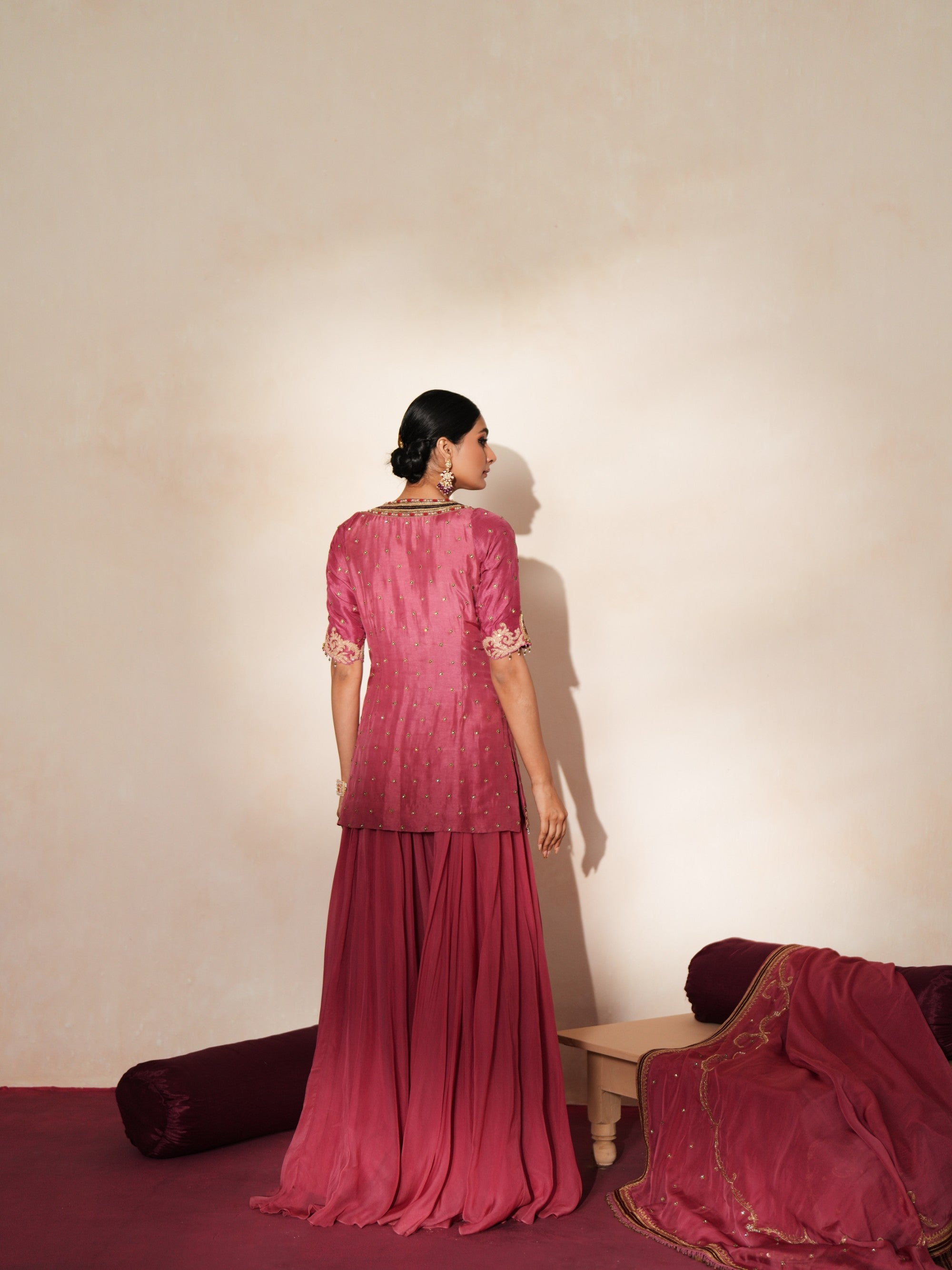 Sindoori Sharara set