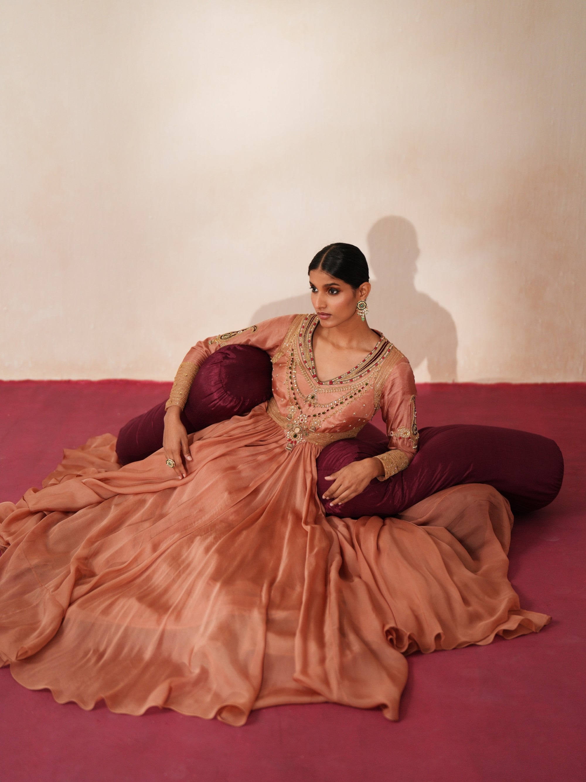 Chandbaali Anarkali Set