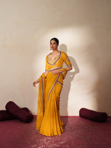 Gomedha concept saree Set
