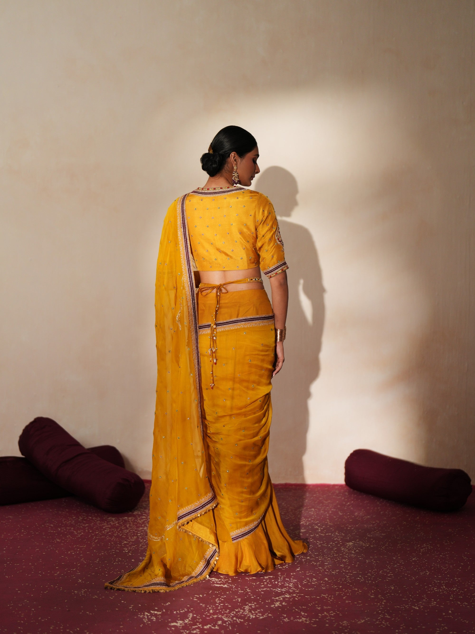 Gomedha concept saree Set